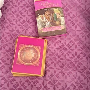 Romance Angels Oracle Cards - Pink and Gold